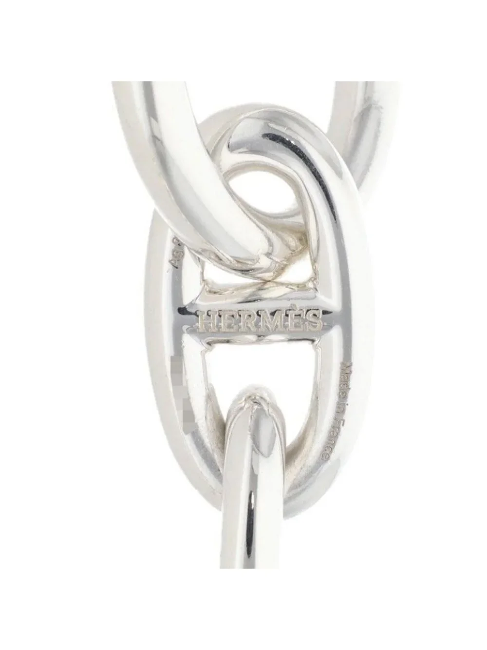 Hermes Chaine D'ancre GM Silver Bracelet